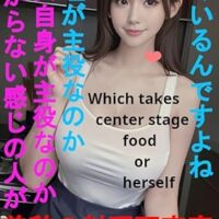 美貌の料理研究家　果たして本物か　よくいるんですよね　料理が主役なのか　彼女自身が主役なのか　わからない感じの人が