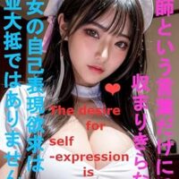 看護師という言葉だけには収まりきらない　彼女の自己表現欲求は並大抵ではありません