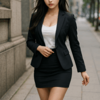 OL姿の美女に心奪われるなら、AIスーツ美女写真集で叶える秘めた願望