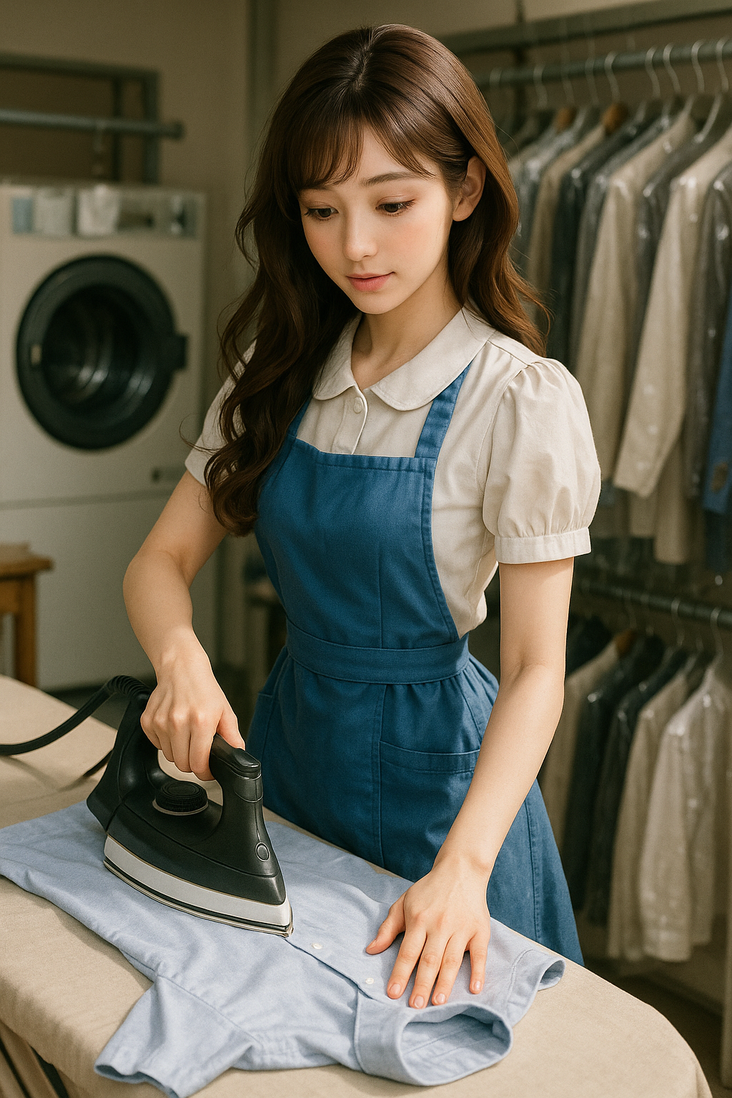 コスプレ 人気 キャラの新定番？ 清潔感あふれるAI美女が演じる“看板娘”に心が洗われる理由