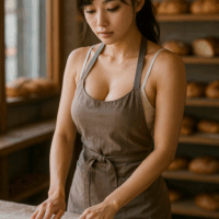 こっそり楽しむコスプレ写真集サイト、AIが描くパン屋の美人店主が話題