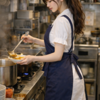 コスプレで人気のキャラをAIが完全再現！場違いに可愛い定食屋店員の魅力に迫る