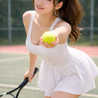 コスプレで魅せる人気キャラの新境地：美人テニスプレイヤーというAI美女の衝撃