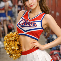 コスプレ 写真集 サイトで見つけた、AI美女チアリーダーたちの本音と戦い