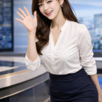 AI美女による女子アナコスプレ写真集が熱い　次世代のコスプレ写真集サイトとは